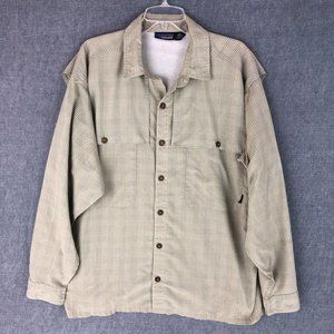 Patagonia Vented Fishing Shirt XL Button Up Long Sleeve Outdoor Breathable Men's